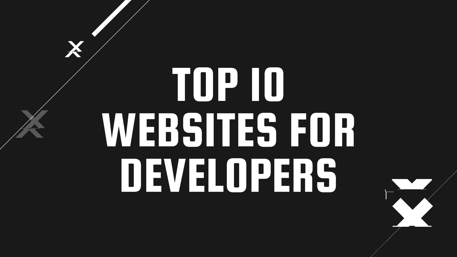 Top 10 Websites For Developers