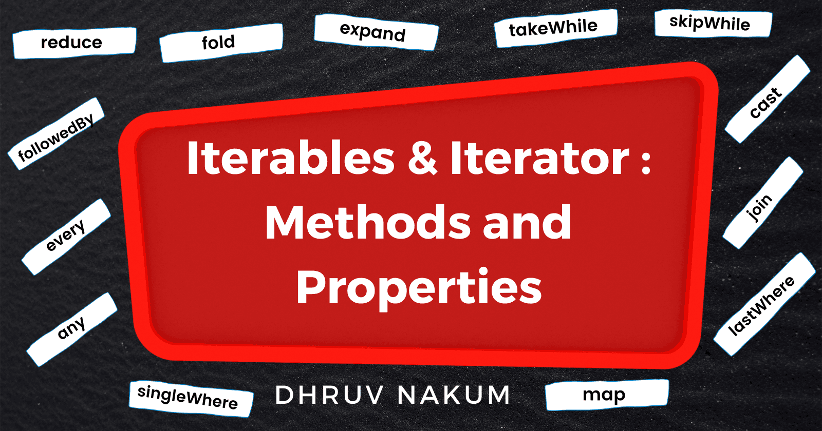 Iterable & Iterator in Flutter & Dart