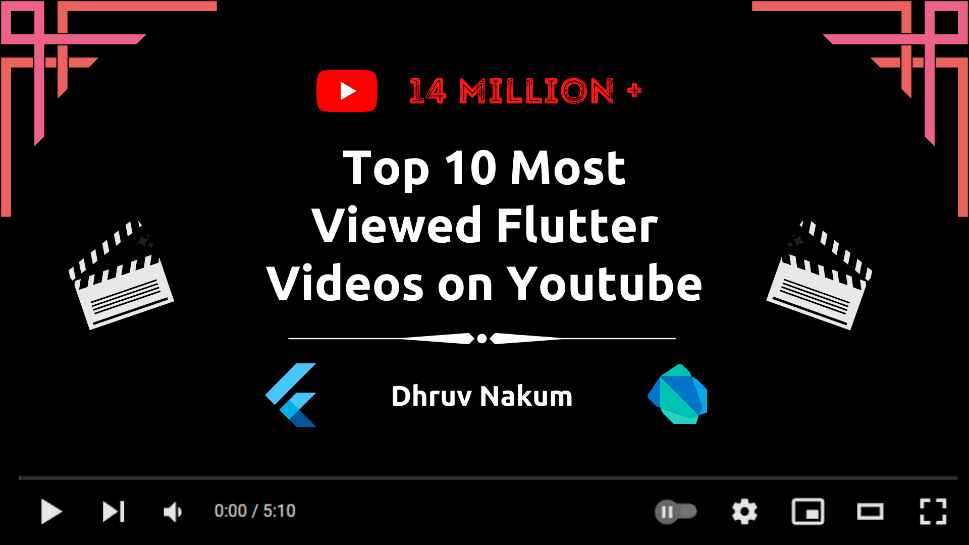 Top 10 Most Viewed Flutter Videos on Youtube