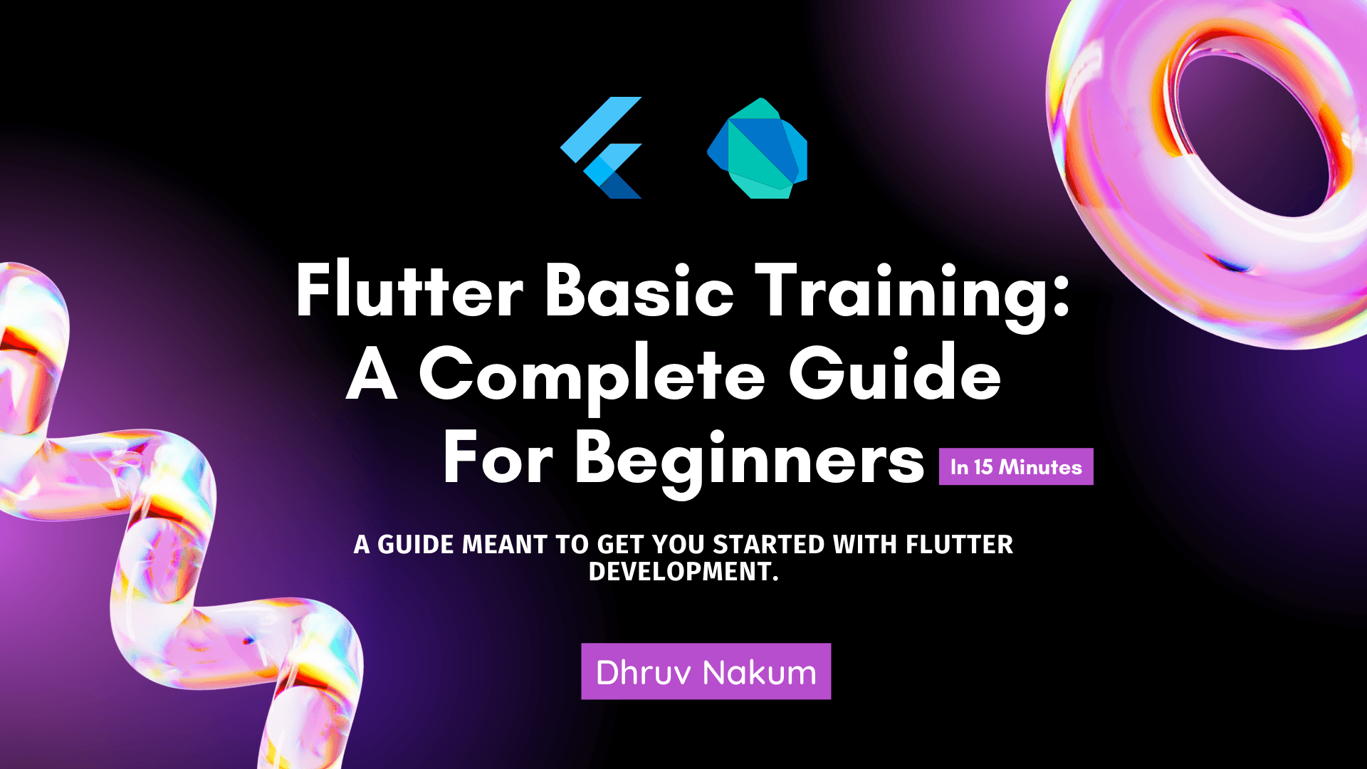 Flutter Basic Training: A Complete Guide For Beginners