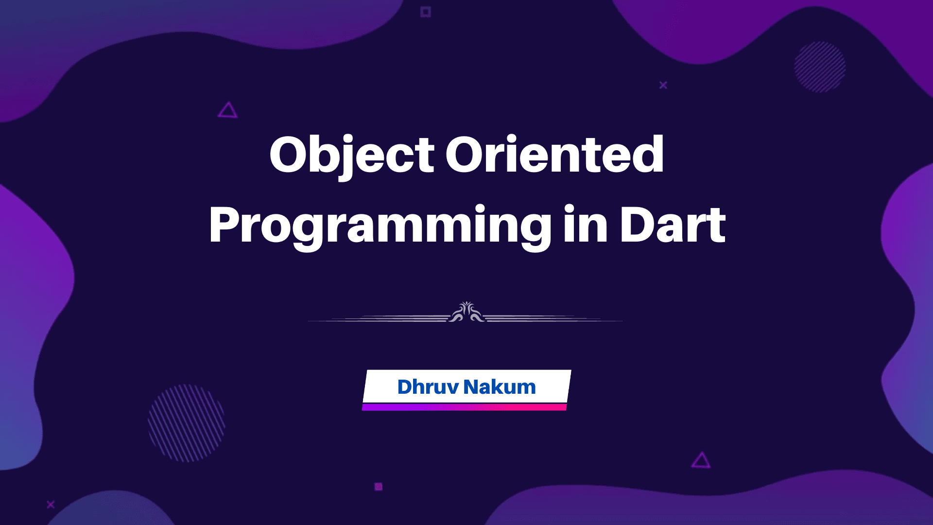 OOPs in Dart/Flutter