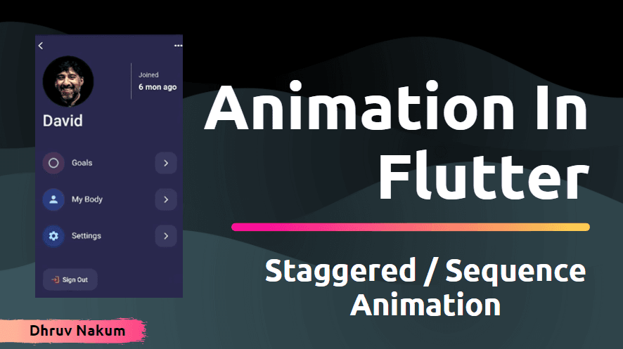 Animation In Flutter: Staggered / Sequence Animation