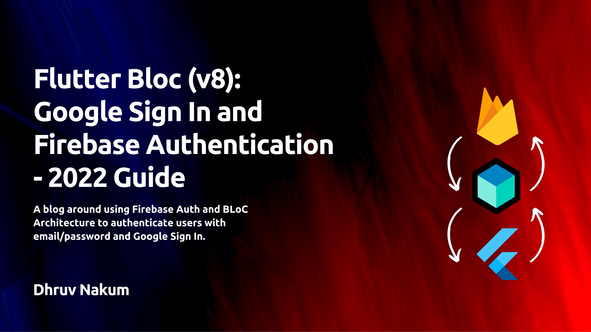 Flutter Bloc (v8): Google Sign In and Firebase Authentication - 2022 Guide