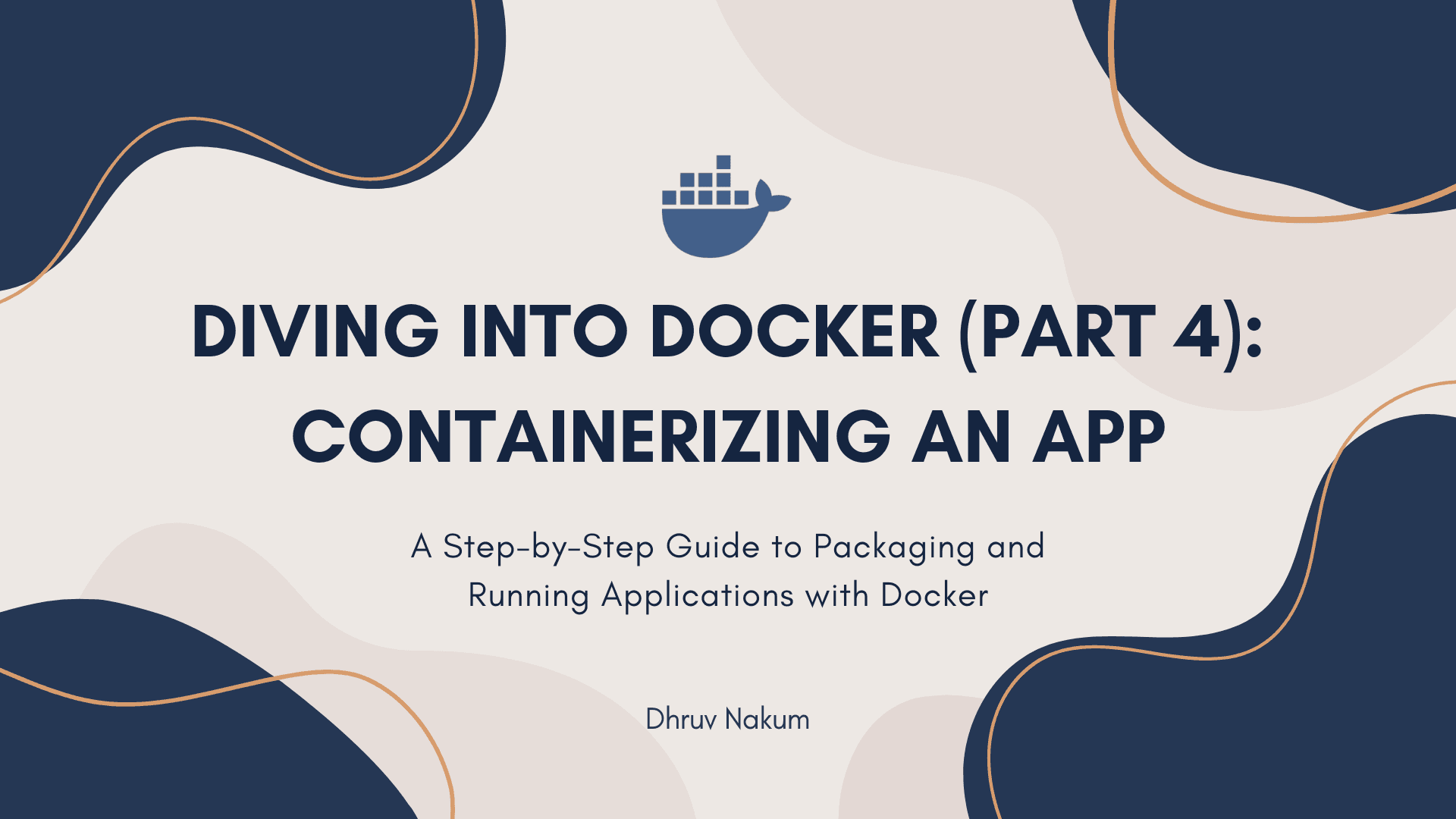 Diving into Docker (Part 4): Containerizing an app